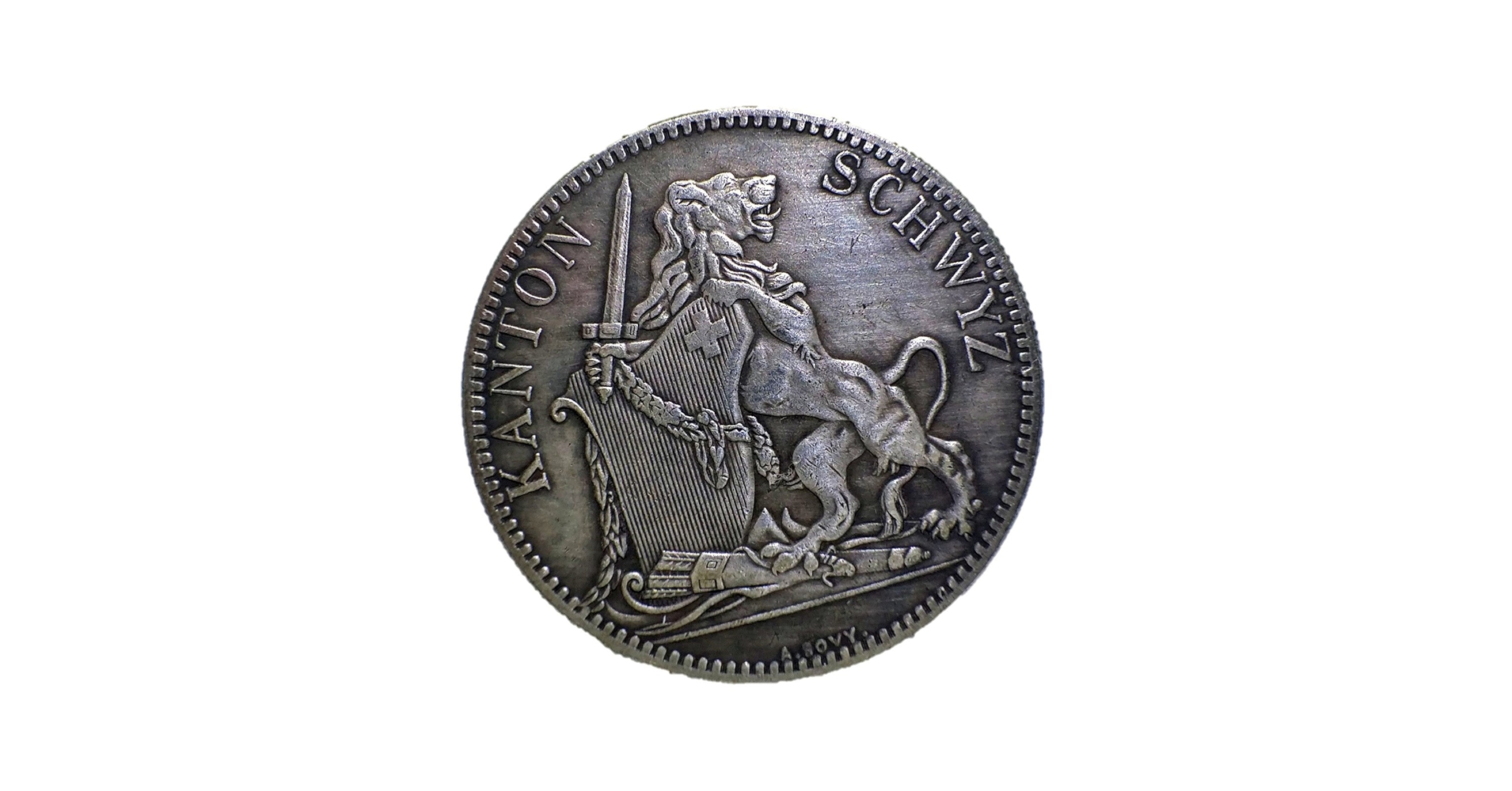 Amazon | スイス 射撃祭記念 シュヴィーツ 5フラン銀貨 1867年